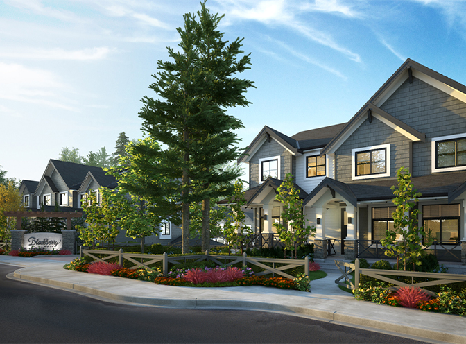 Exterior view of Blackberry Walk, a past project by the developers of Kinship Living